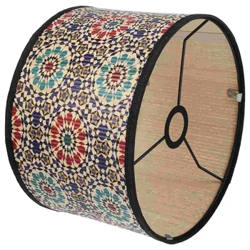 Декоративна живопис абажур нюанси покритие етаж абажури тъкане бамбук барел