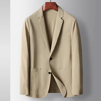 C1447-2023 нов костюм мъжки плътен цвят костюм ежедневно яке