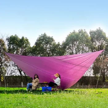 Водоустойчив 3M / 4M триъгълник сянка платно градина тераса тента къмпинг балдахин палатка плуване козирка туризъм уиндсърф тента
