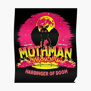 Mothman Harbinger Of Doom плакат декорация изкуство Начало живопис смешно картина декор стая печат модерен реколта стена стенопис без рамка