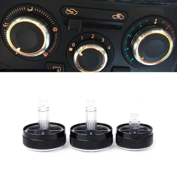 3 бр. Копче за климатик за кола A / C превключвател за управление на нагревателя за Nissan Tiida NV200 Li H9EE