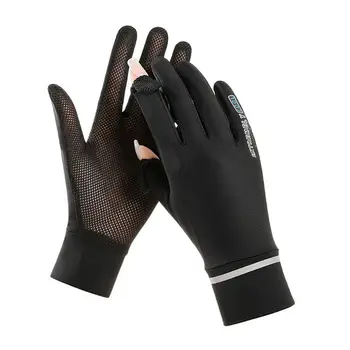 Жени Жена Тънка Колоездене Шофиране Бягане Летни анти-UV ръкавици ръкавици Ръкавици за ледена коприна Слънцезащитни ръкавици