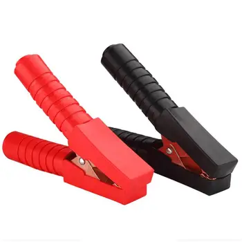 2Pcs/Set Battery Booster Полезен черен червен автомобилен бустер кабел Екологичен топлоустойчив кабел за батерии