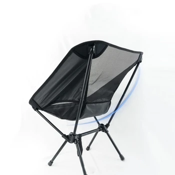Travel Ultralight сгъваем стол Superhard високо натоварване открит къмпинг стол преносим плаж туризъм пикник седалка риболов инструмент