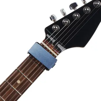 Акустични струни за електрическа китара Заглушаване на амортисьорите каишка Fret Mute Fretboard Заглушаваща лента за електрическа китара бас