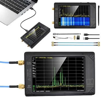 TinySA спектрален анализатор 100KHZ-5.3GHZ 4inch дисплей преносим спектрален анализатор RF генератор Ulrta режим 32GB карта с батерия