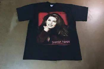 Shania Twain T-Shirt World Tour Кънтри музика Рокендрол бенд Музика Албум Арт Графичен тур Концерт Промо