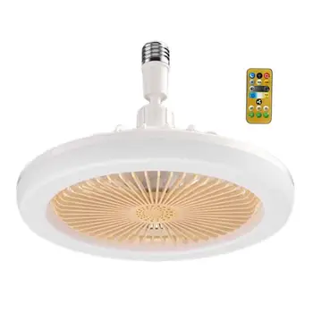 Вентилатор на тавана LED светлина Модерен вентилатор на тавана на селската къща със светлини Три зъбни колела Функция за ароматерапия за спалня хол