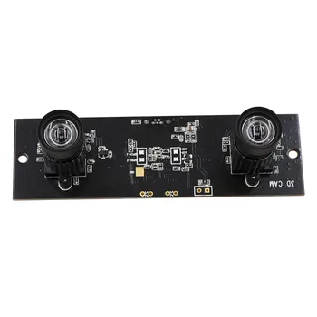 Разпознаване на лица USB камера с двоен обектив MJPEG 30fps 960p AR0130 UVC стерео уеб камера за Windows Linux Android Mac