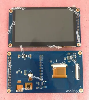 IPS 4.3 инчов 40PIN HD TFT LCD капацитивен сензорен екран с адаптерна платка I2C GT9147 IC 24Bit TTL-RGB интерфейс 800 * 480