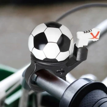1pc велосипед рог карикатура футбол колоездене звънец пръстен силен мини MTB безопасност колоездене кормило футбол звънец пръстен велосипед аксесоар