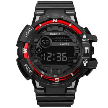 2022 Нова модалуксозна мъжка цифрова LED часовник Дата Спортни мъже Открит електронен часовник Ежедневни спортни ръчни часовници Digital