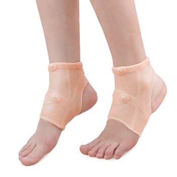 Магнитна терапия глезена скоба охрана силиконови компресия подкрепа обвивам крак чорап