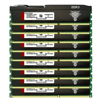 50 броя лот DDR3 8GB RAM 1333Mhz PC3-10600 DIMM Desktop 240 Pins 1.5V С радиатор NON ECC Unbuffered