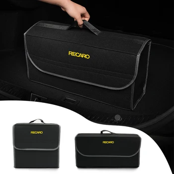 Чанта за съхранение на автомобили Сгъваема кутия за организатори на пътувания Калъф за багажник за аксесоари Recaro Състезателен интериор