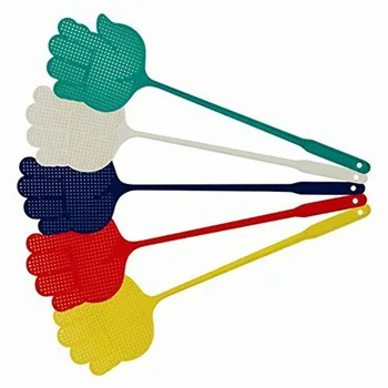 5 парчета Flyswatter пластмасови изящни леки домакински аксесоари множество цветове ръчно оформена Swatter Консумативи за дома