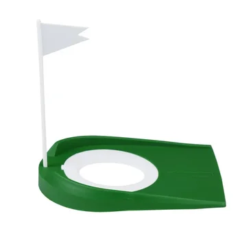 Регулируема дупка закрит голф суинг треньор с дупка флаг Putter зелена практика помощ голф дупка топка купа спортни аксесоари