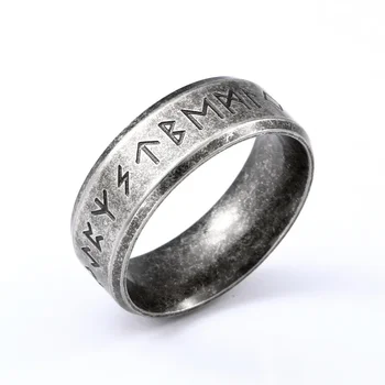 Viking Rune древен пръстен за мъжка мода тенденция ретро пънк аксесоари бижута двойка декорация аксесоари подарък на едро