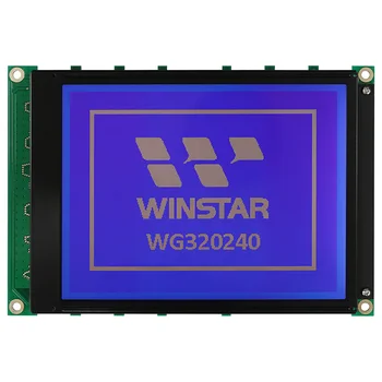 5.7'' WG320240B0 WINSTAR 5V син LCD дисплей модул с 320x240 пиксела вграден RA8835 контролер бяла подсветка 8080