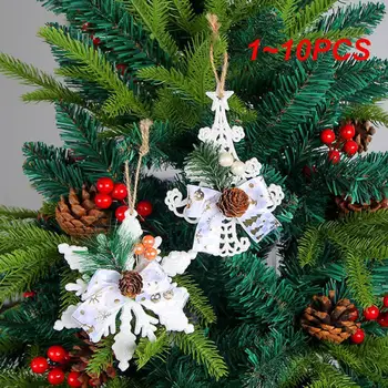 1~10PCS Коледно дърво бор конус декорации за многократна употреба празнична украса Pinecone перфектен за Коледа висококачествени материали