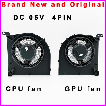 Нов лаптоп CPU GPU охлаждащ вентилатор охладител за Lenovo IdeaPad Gaming 3 15IAH7 16IAH7 5H40S20628 BN8510SH-002P BN8510SH-003P DC5V