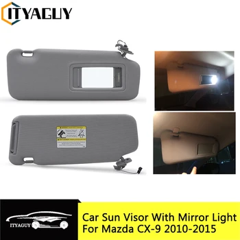 Лява дясна странична сенника с огледало и светлина за Mazda CX9 CX-9 2010 2011 2012 2013 2014 2015 OEM TDY1-69-320 TD11-69-320D-75