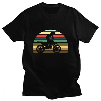 Офроуд ентусиасти на мотоциклети Модална тениска с къс ръкав Kid Cudi Traf Мъже Мъжко облекло Улично облекло Графични T ризи
